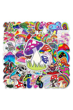 Trippy Fungi Art Stickers