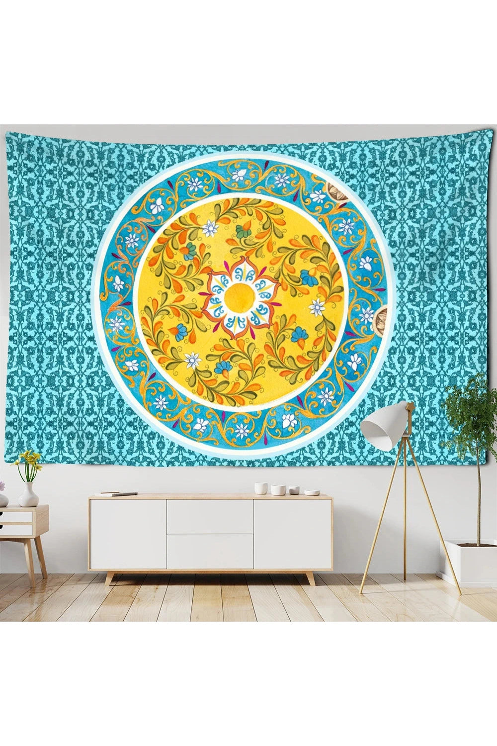 Bohemian Mandala Tapestry