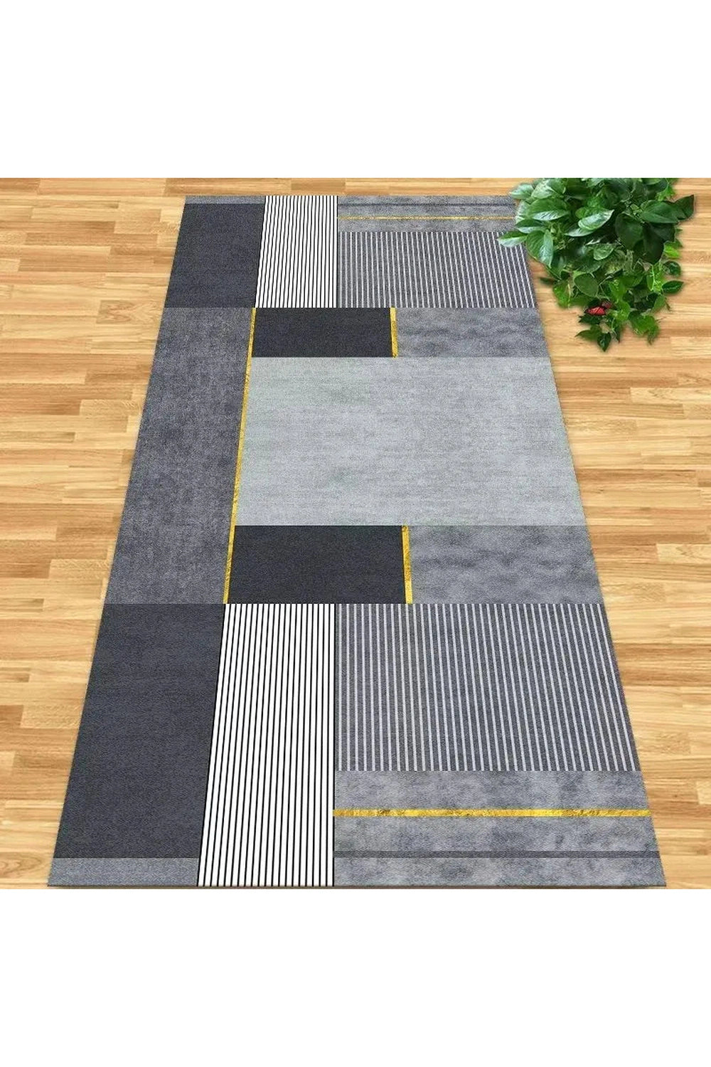 Geometric European Runner Rug