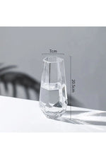 Transparent Glass Flower Vase