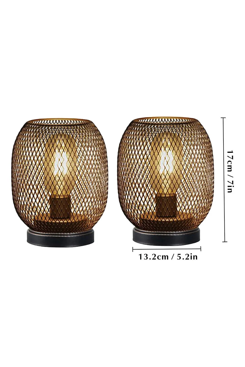 Cage Table Lamp Lantern