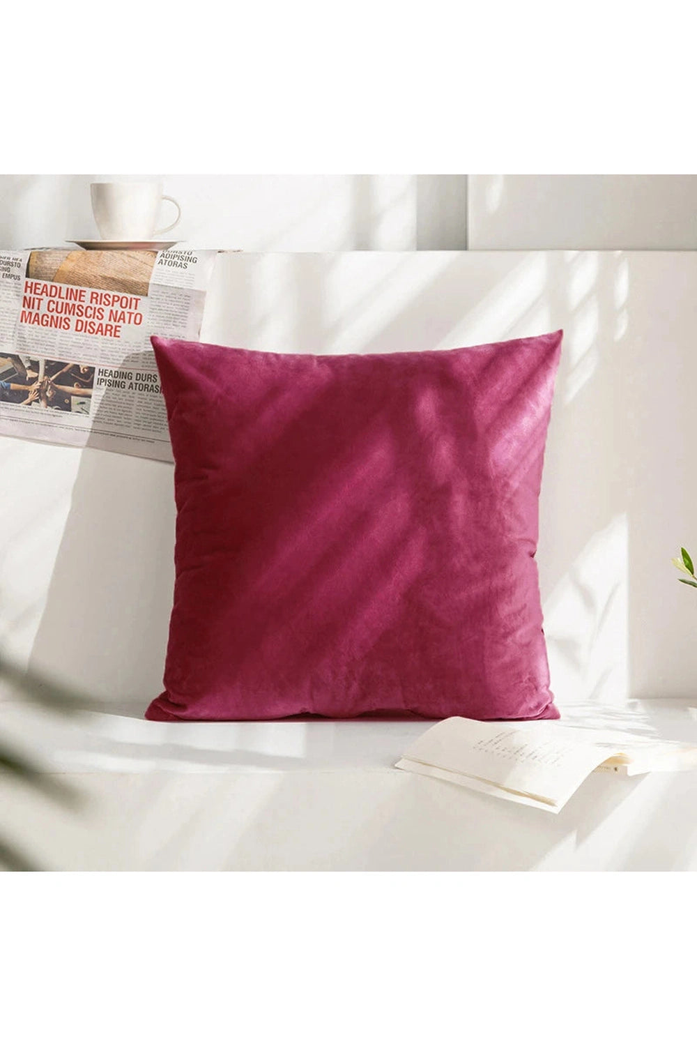 Velvet Sofa Decoration Pillow Case