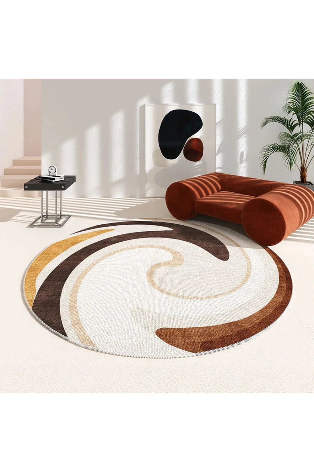 Desert Wave Abstract Area Rug