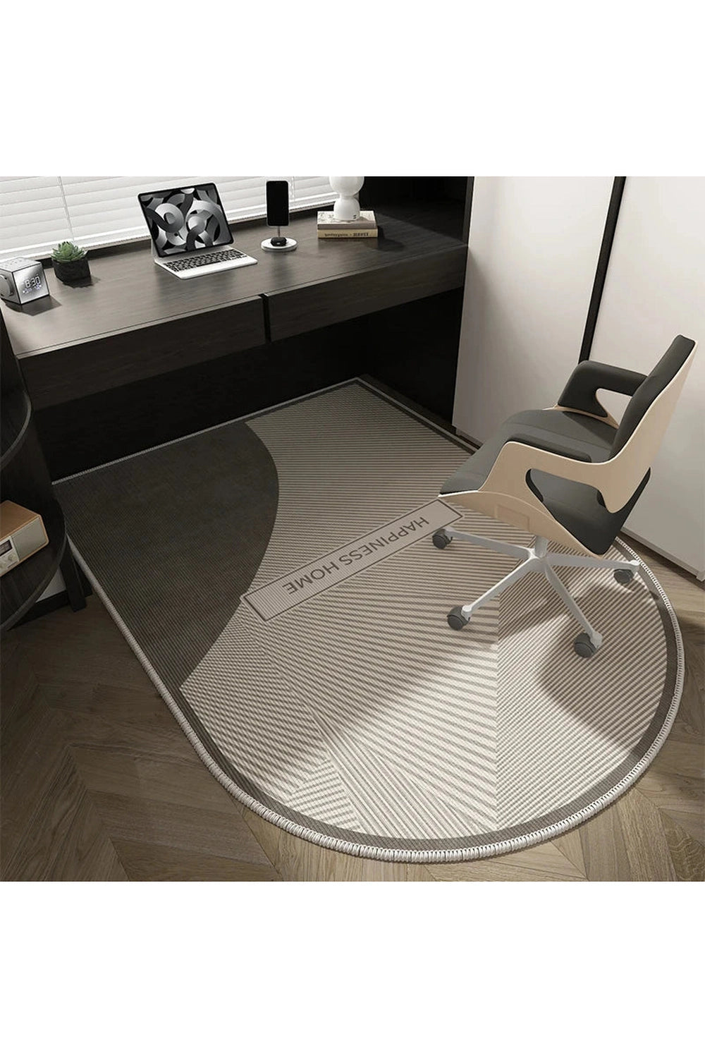 Monochrome Melody Desk Rug