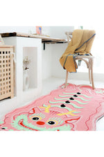 Pink Dragon Coctail Rug