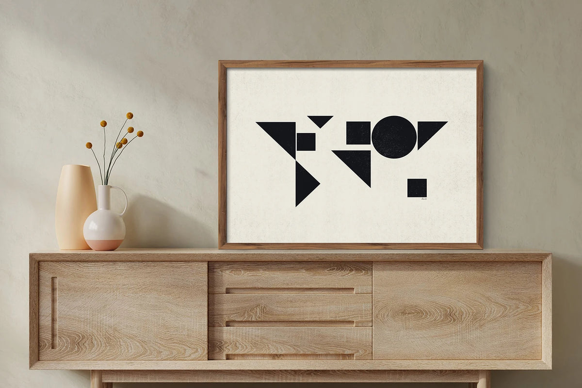 Minimalist Map Canvas Poster