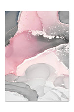 Pink Marble Canvas Poster