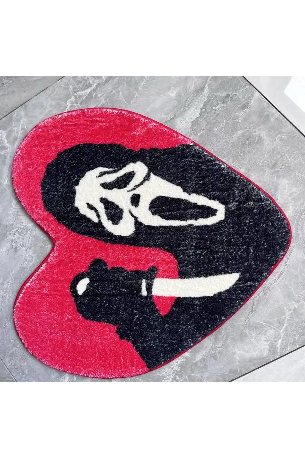 Love & Scream Heart Rug