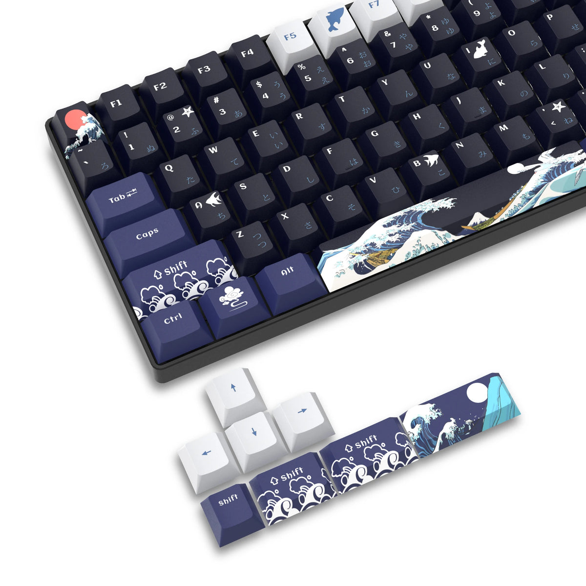 Black Coral Sea Keycaps