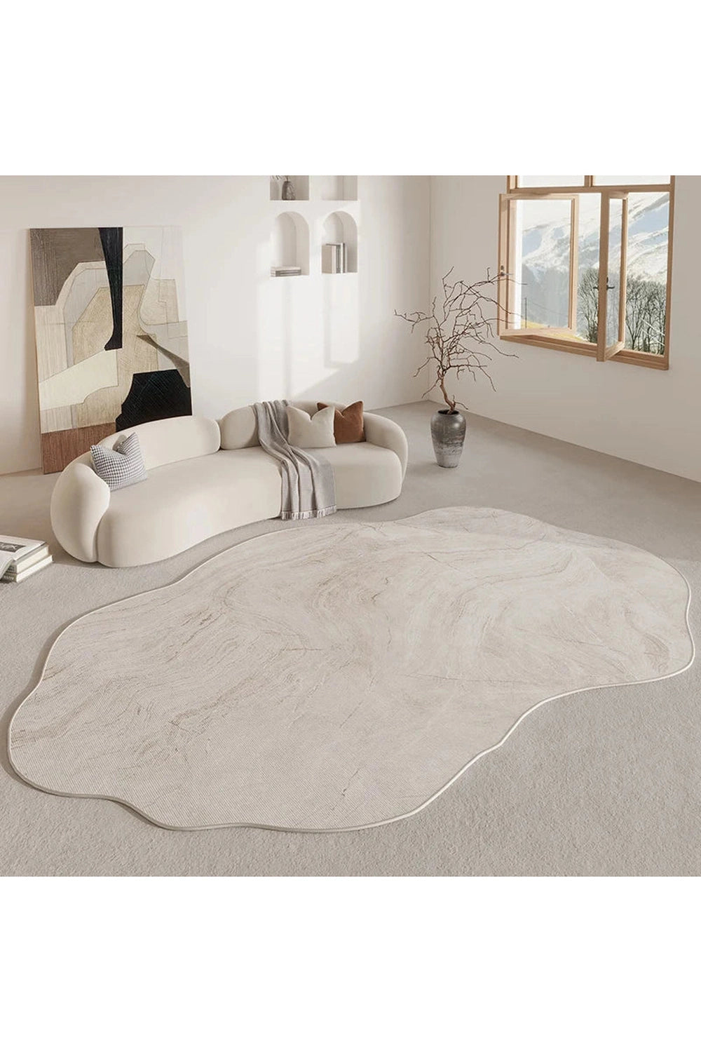 Abstract Flow Artistic Rug