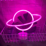 Space Rocket Neon Sign