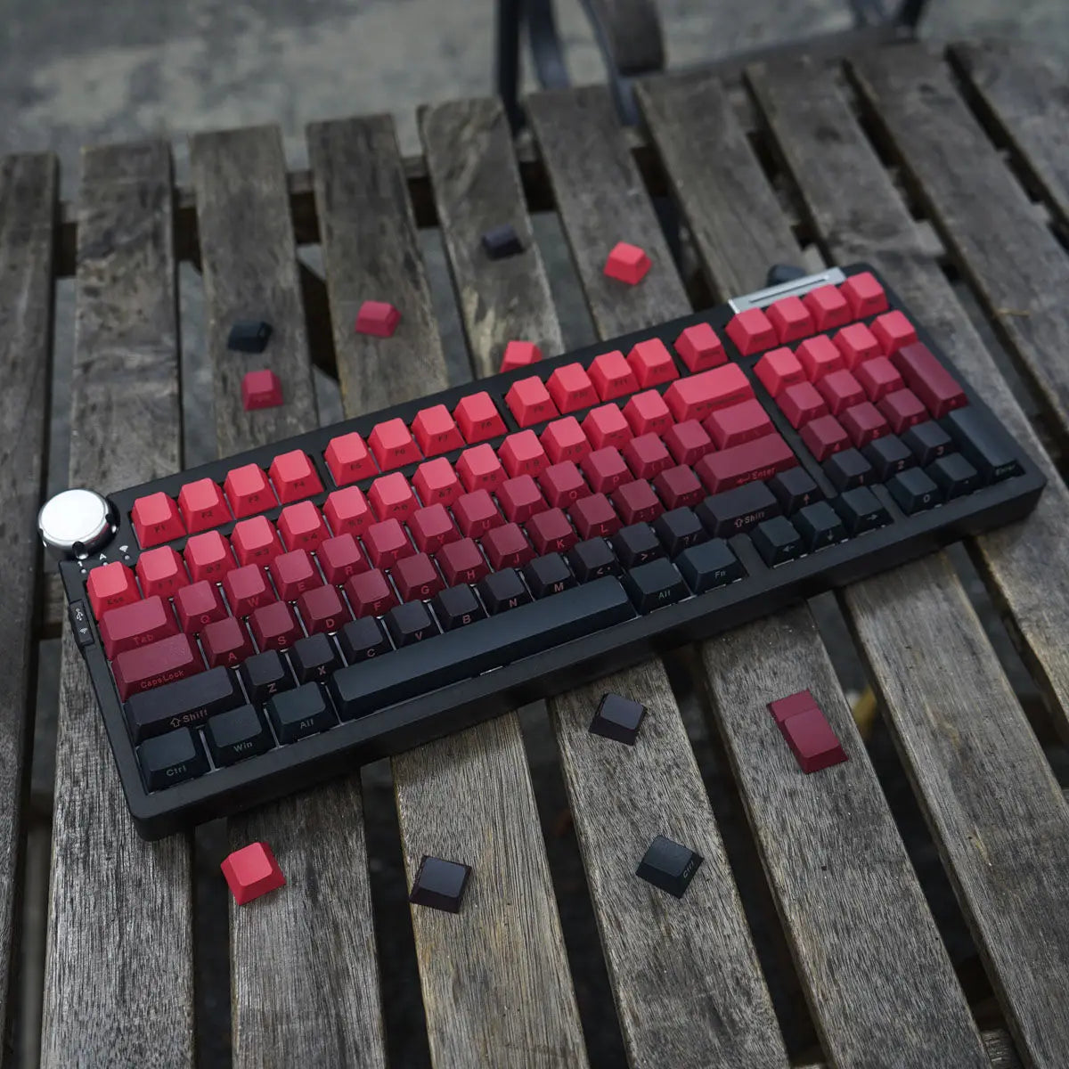 Red Black Cherry Keycaps