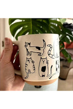 Painted Cartoon Ceramic Mug