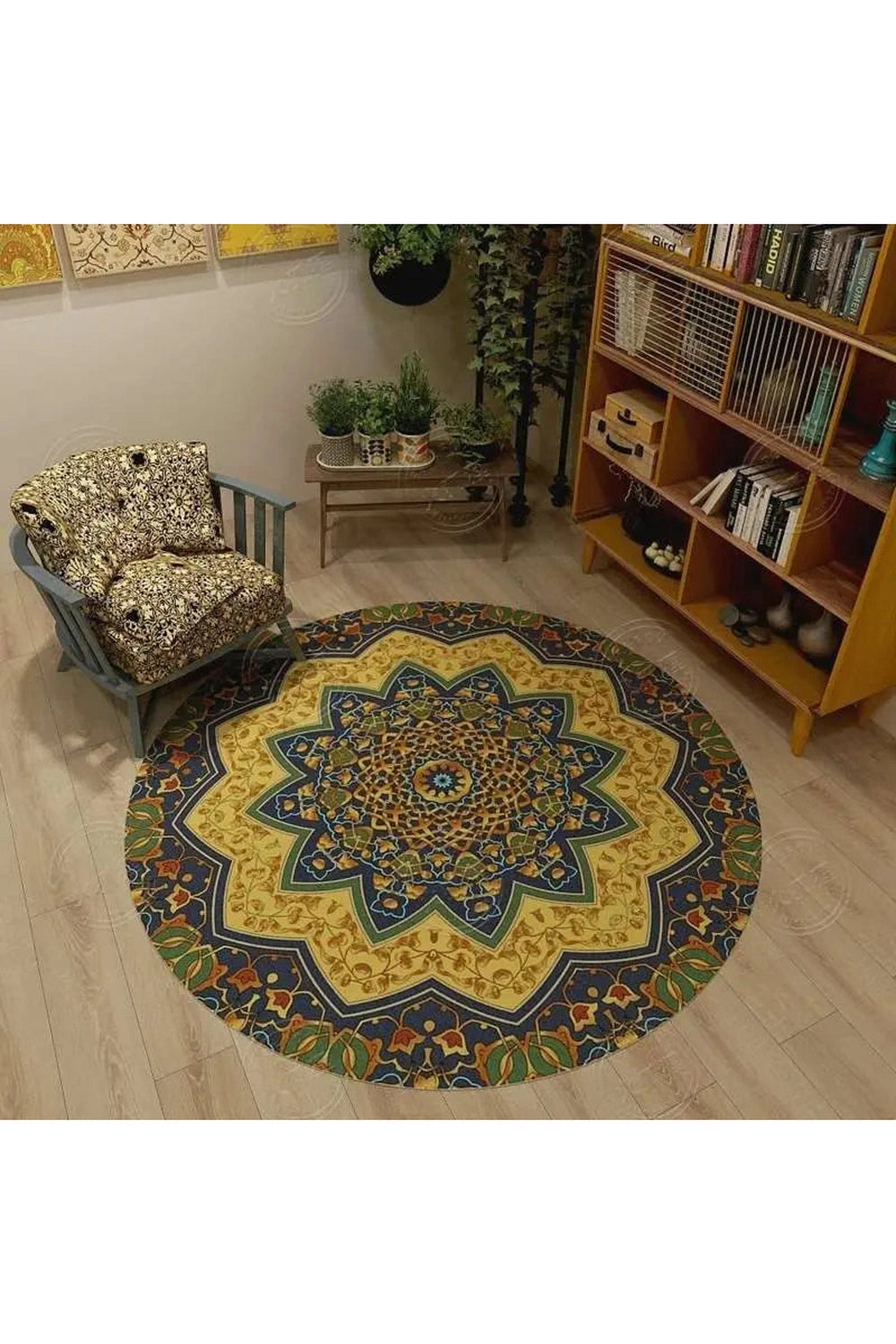 Persian Style Round Rug