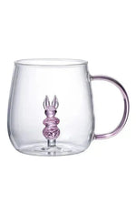 Cartoon Animal Glass Juice Cup