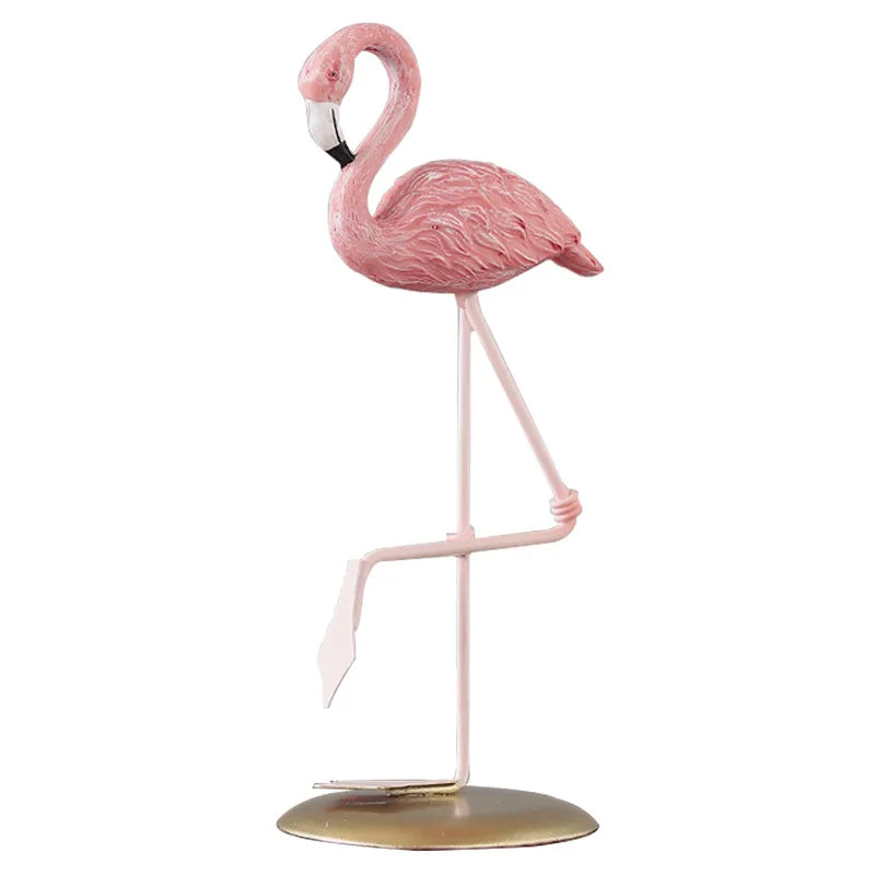 Resin Pink Flamingo Figurine