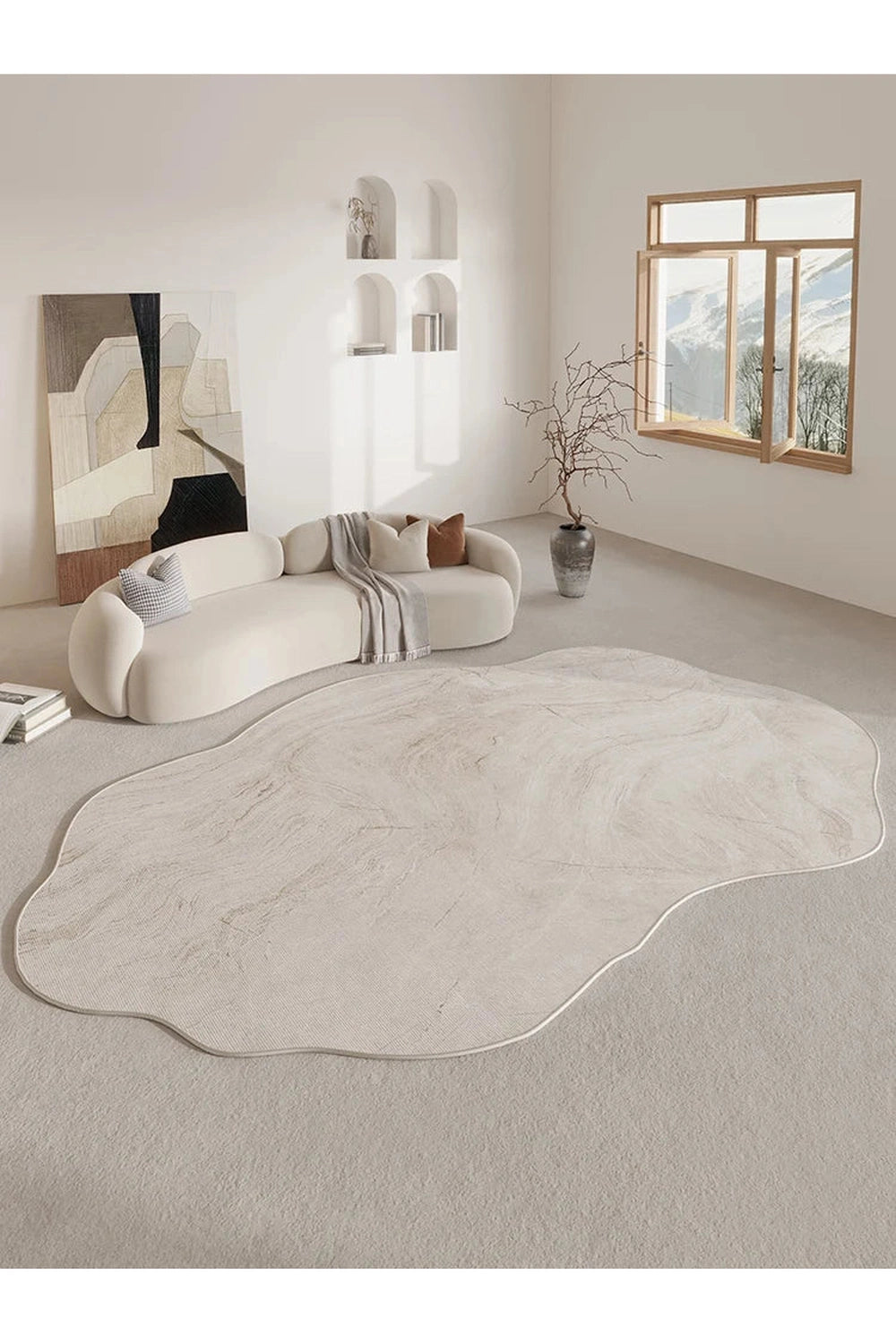 Abstract Flow Artistic Rug