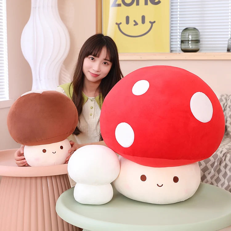 Happy Mushroom Plush Toy