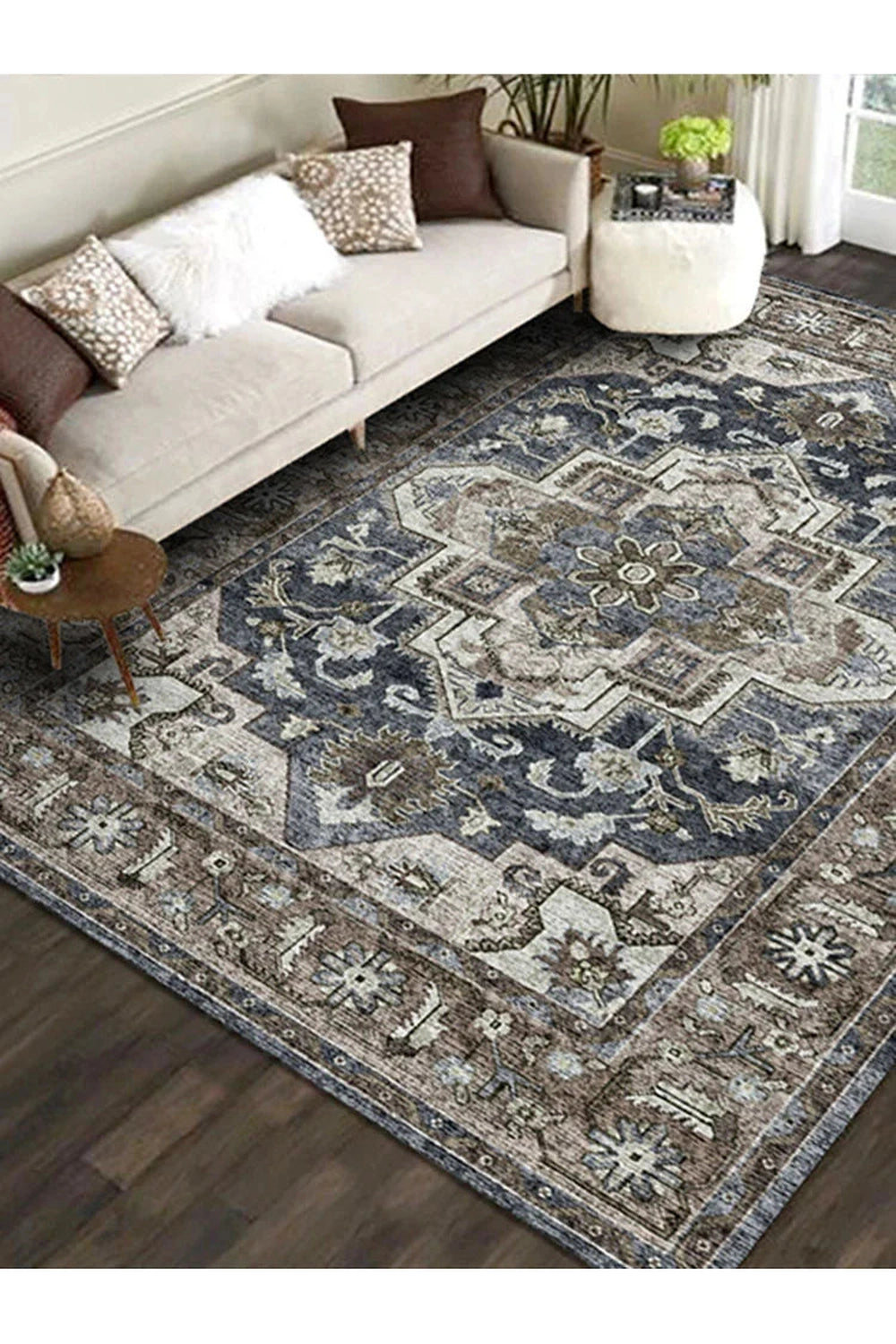 Vintage Boho Medallion Rug