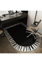 Monochrome Melody Desk Rug