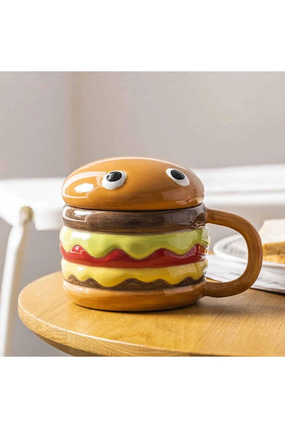 Hamburger Ceramic Fun Mug