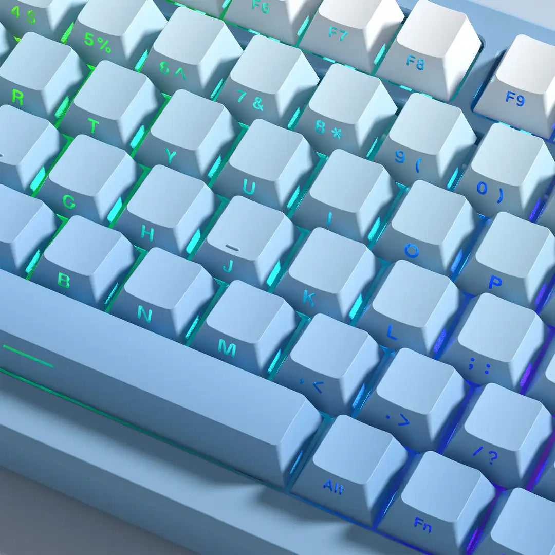 Gradient Blue Gamer Keycaps