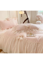 Chiffon Lace Romantic Bedding Set