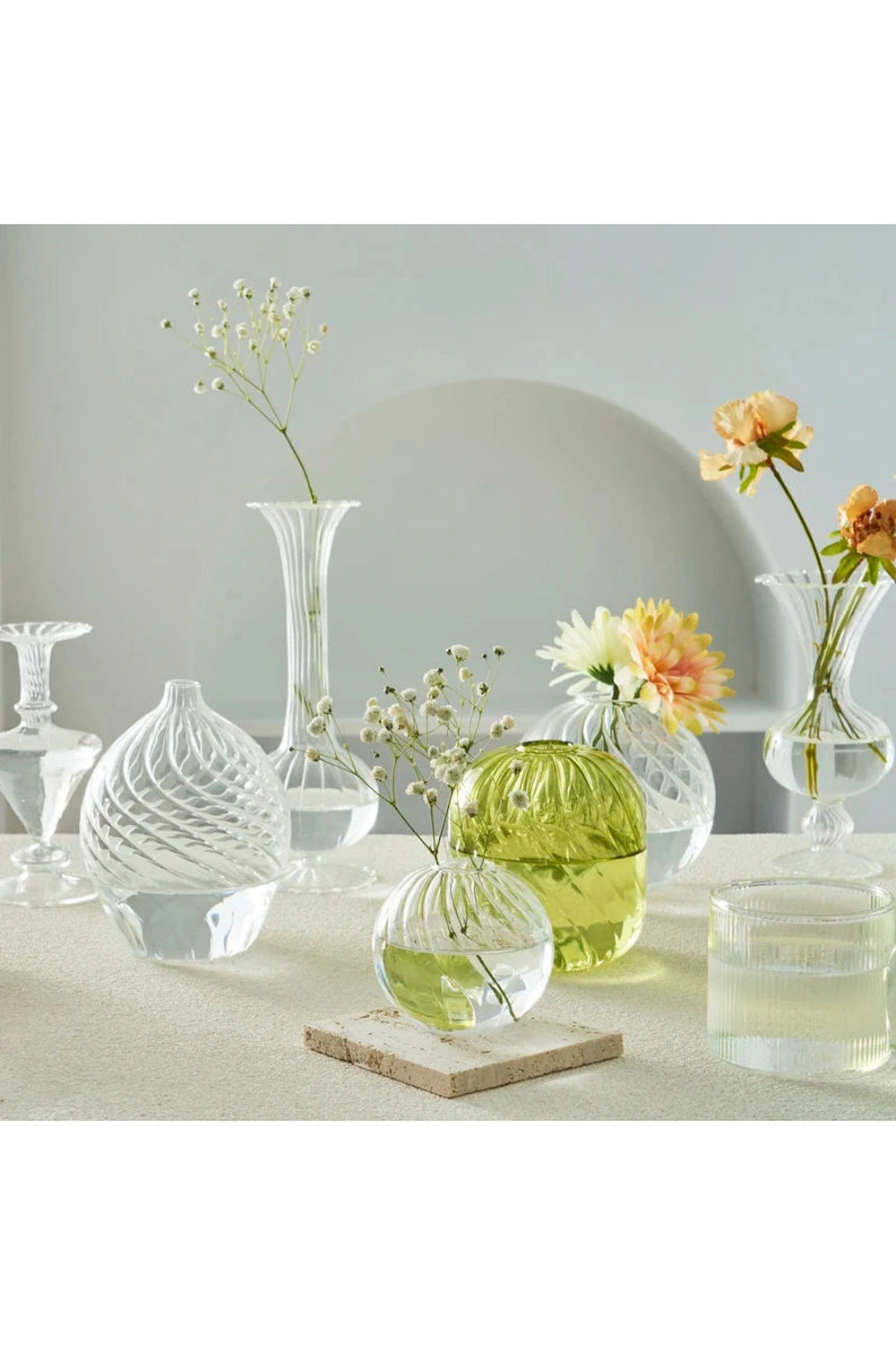 Clear Modern Glass Vase