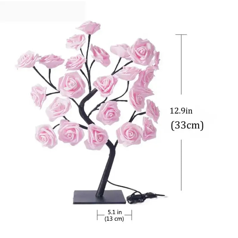 Blossoming Rose Tree Lamp