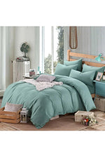 Turquoise Cotton Bedding Set