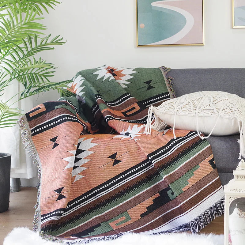 Southwestern Desert Boho Blanket