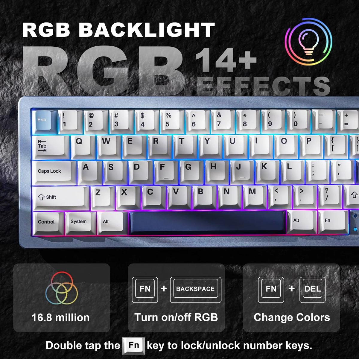 Wireless Bluetooth Gaming Keyboard