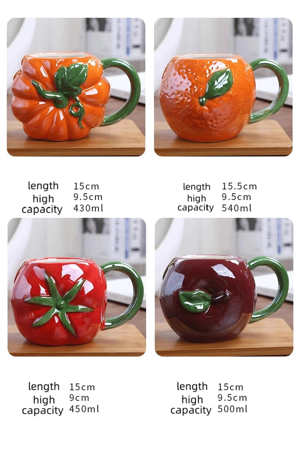 Fruit Shape Ceramic Mug