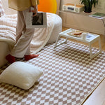 Checkerboard Patterned Rug