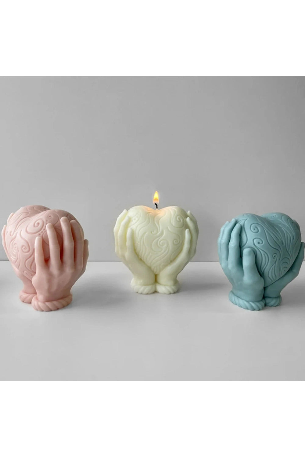 Heart Hand Candle Mold DIY