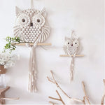 Boho Macramé Owl Wall Hanging