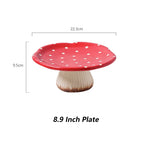 Whimsical Mushroom Serving Plate