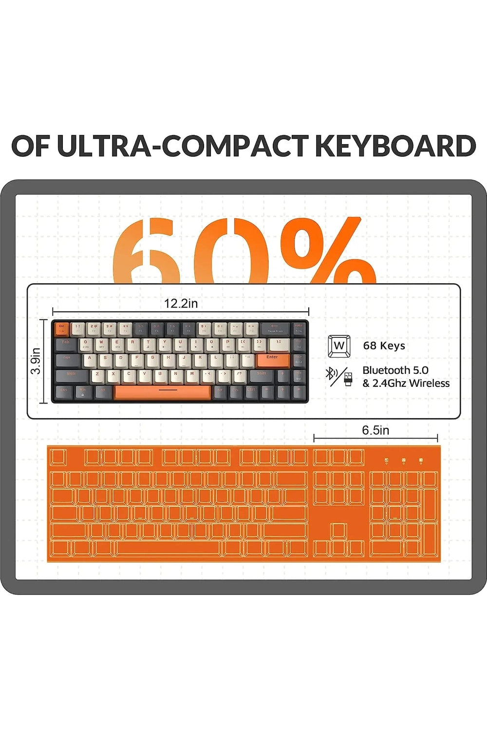 Compact Wireless Keyboard