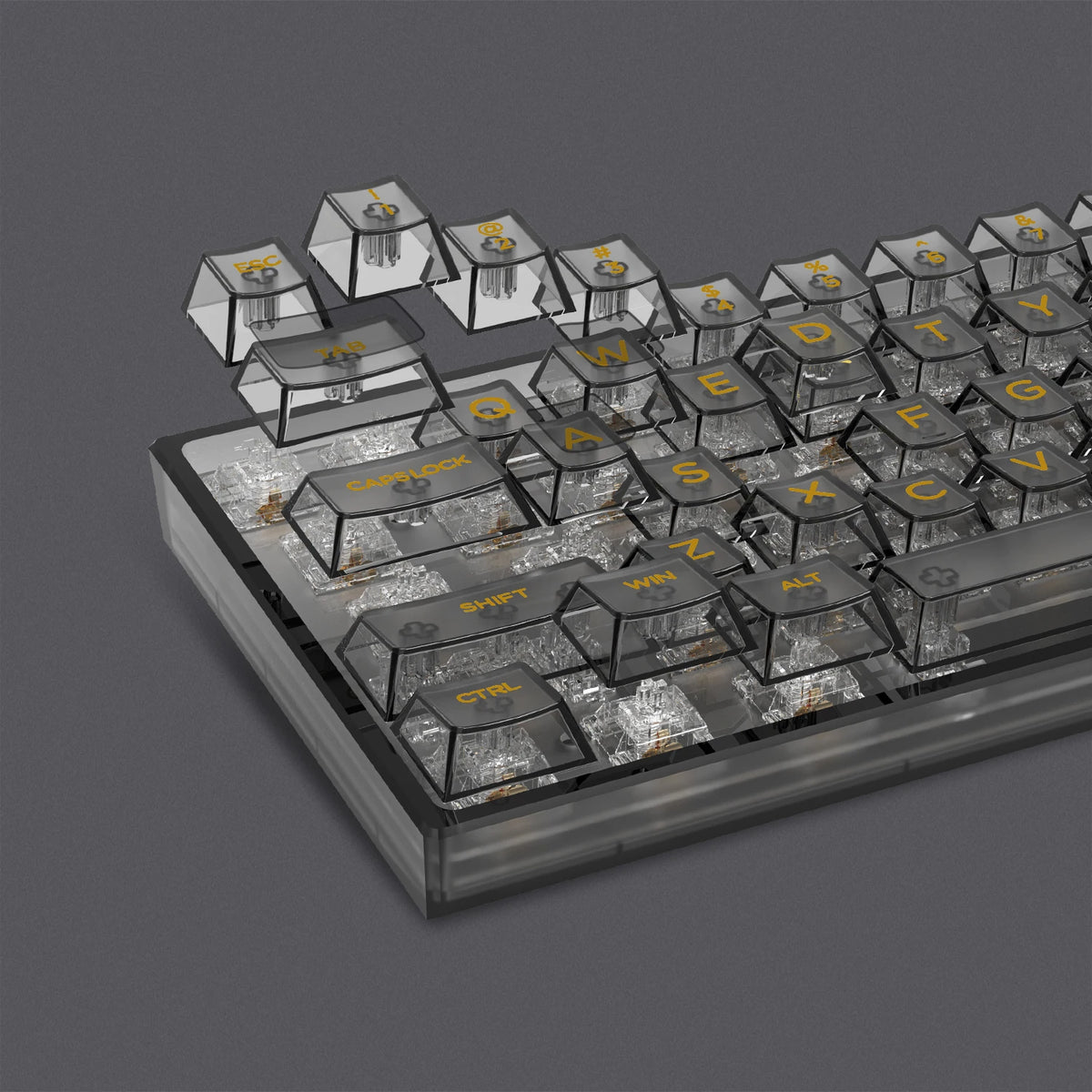 Ice Crystal Transparent Keycaps