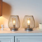 Fall Decor Industrial Glow Mesh Lamp