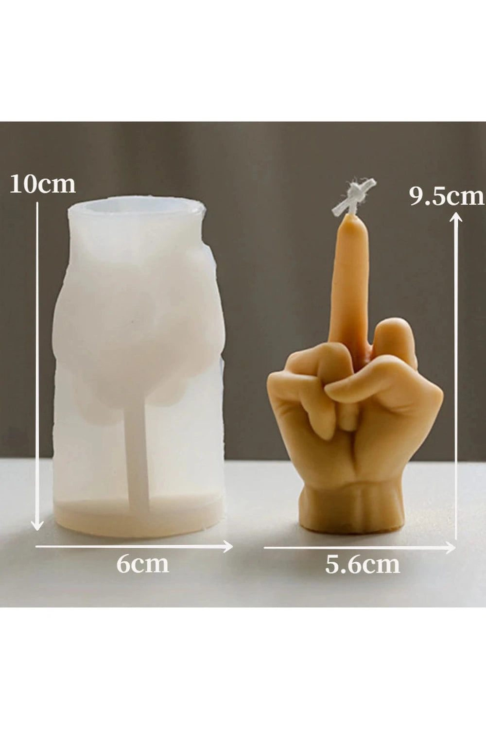 Ugly Fingers Candle Mold DIY