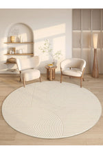 Natural Harmony Round Rug