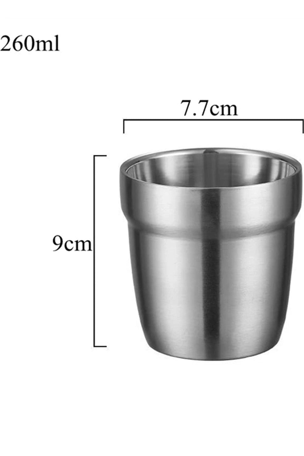 Double-Wall Steel Mug