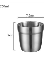 Double-Wall Steel Mug