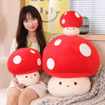 Happy Mushroom Plush Toy