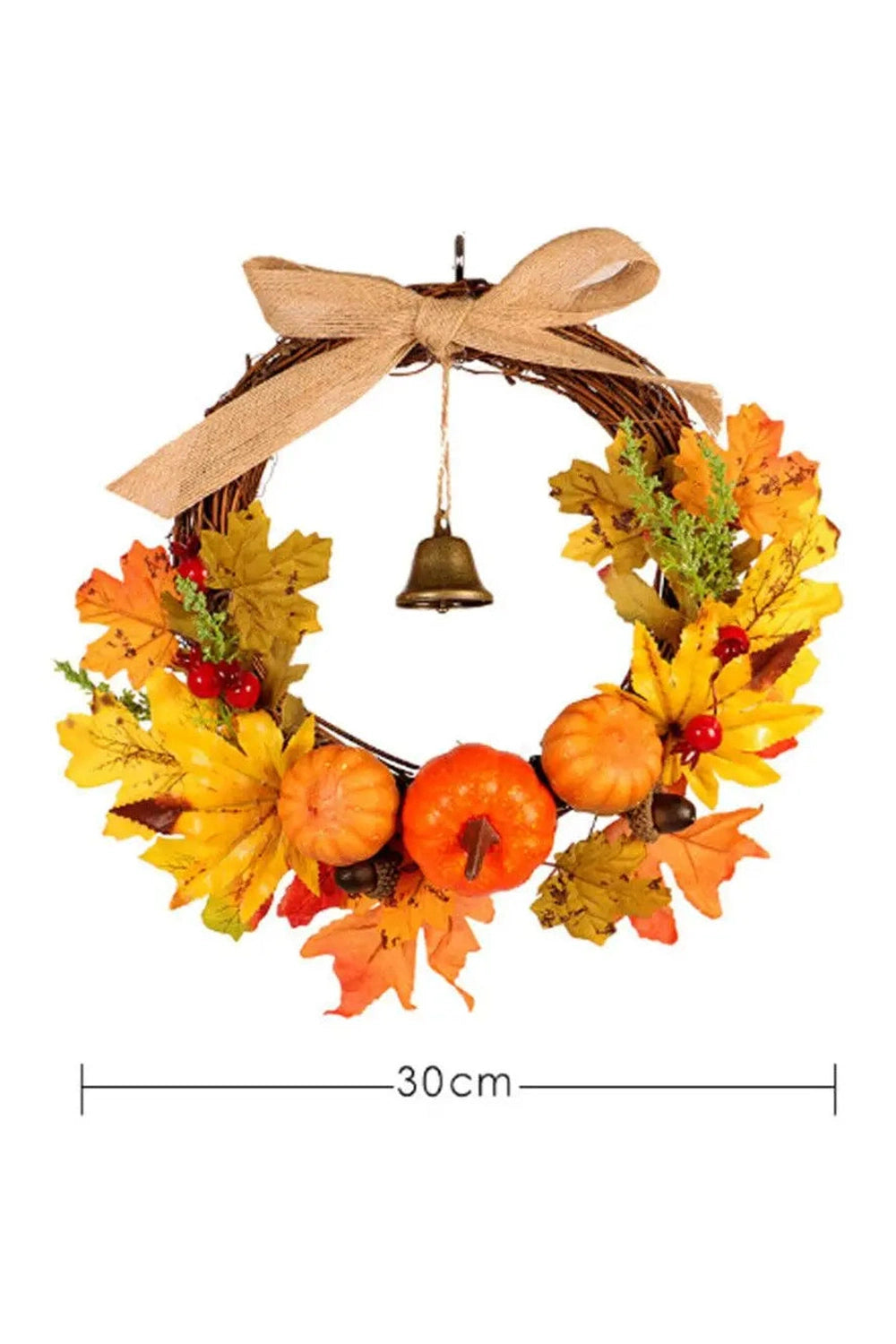 Fall Blaze Maple Wreath