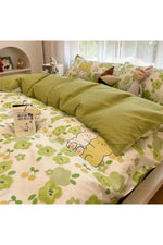 Floral Korean Romantic Bedding Set