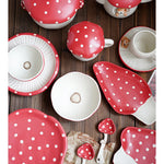 Whimsical Mushroom Serving Plate