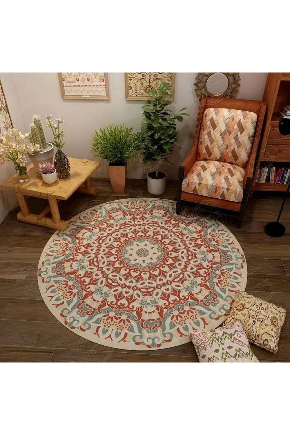 Persian Style Round Rug