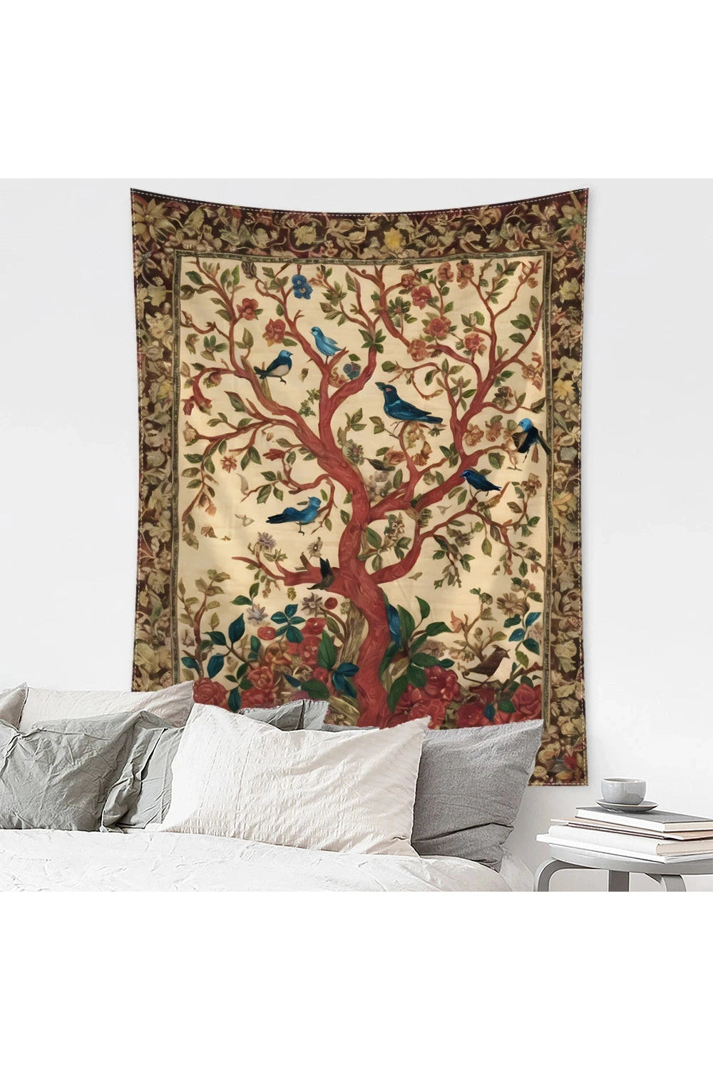 Enchanted Forest Tree of Life Tapestry